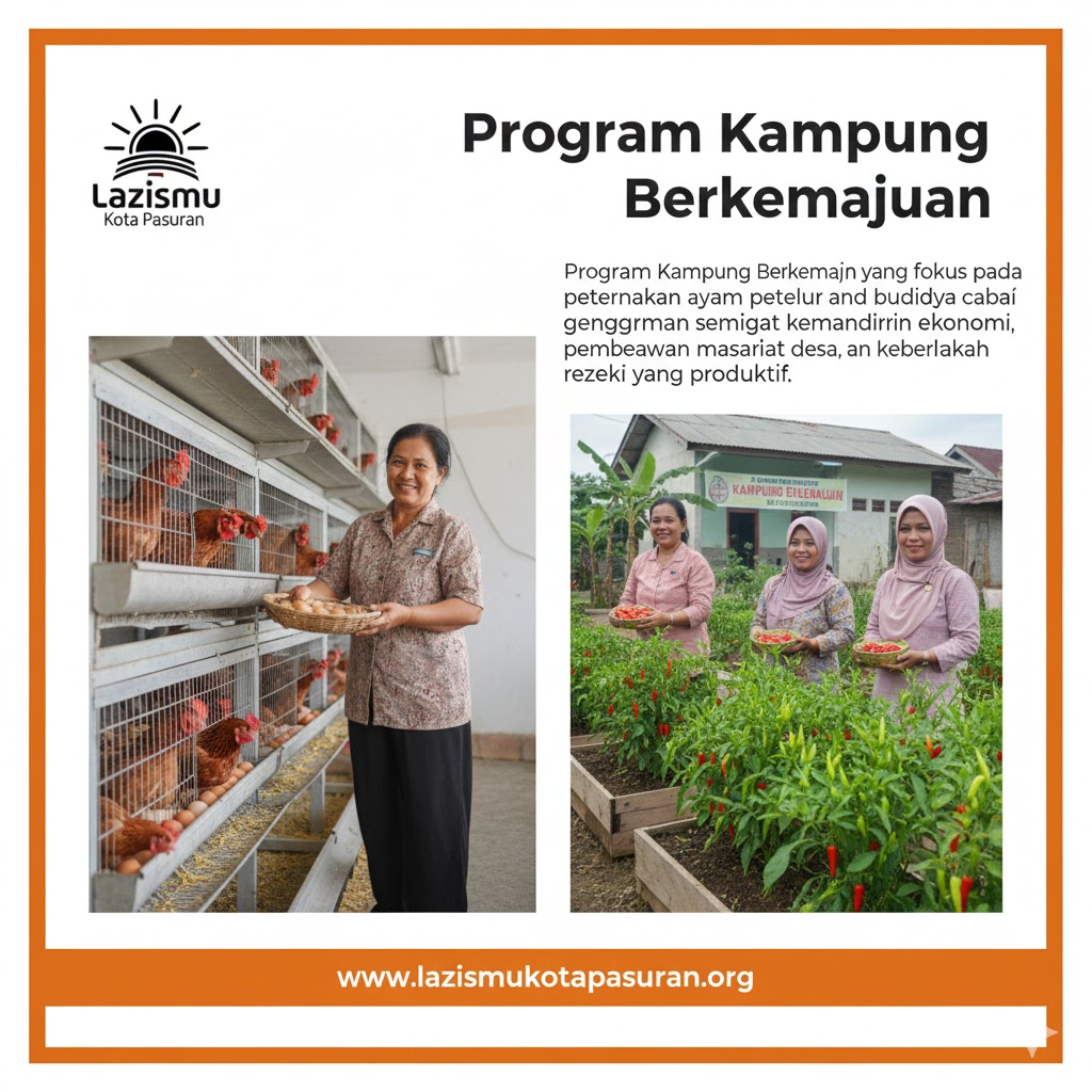 Kampung Berkemajuan Lazismu Kota Pasuruan: Menyongsong Kemandirian Ekonomi Umat